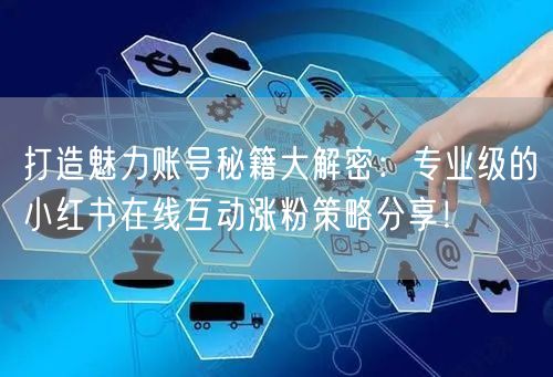 打造魅力账号秘籍大解密：专业级的小红书在线互动涨粉策略分享！