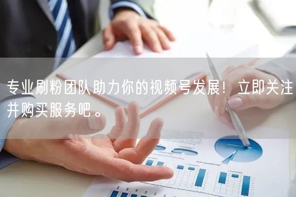 专业刷粉团队助力你的视频号发展！立即关注并购买服务吧。