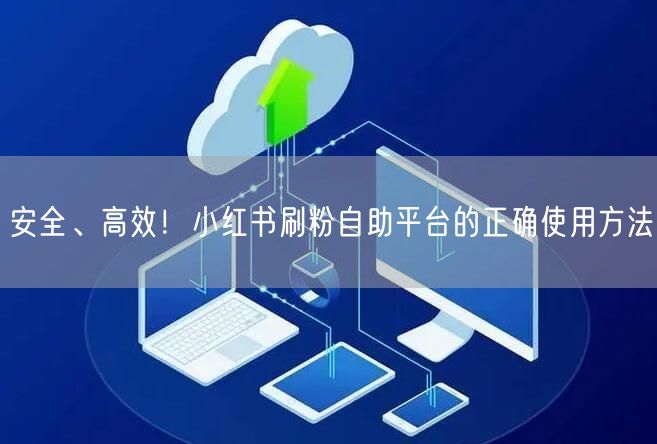 安全、高效!小红书刷粉自助平台的正确使用方法