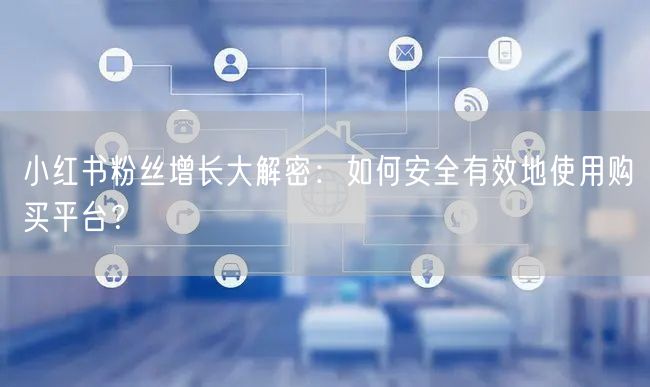 小红书粉丝增长大解密:如何安全有效地使用购买平台?